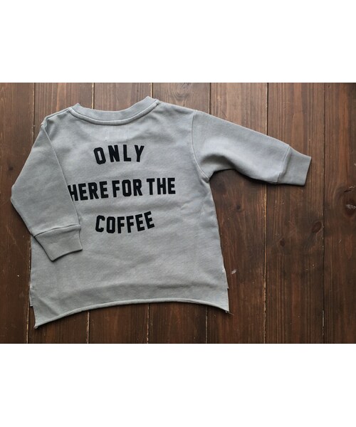 cache cache（カシュ カシュ）の「ARCH&LINE CLOUDY BIG L/S TEE "ART"　(GREY）（パーカー・キッズ・その他）」の4枚目の写真