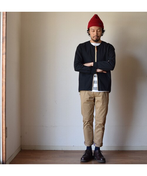 Re made in tokyo japan(アールイーメイドイントウキョウジャパン)の「【完売御礼】Re made in tokyo japan CREW CARDIGAN アールーイーメイドイントーキョージャパン クルーカーディガン ブラック(カーディガン/ボレロ・メンズ・その他)」の4枚目の写真