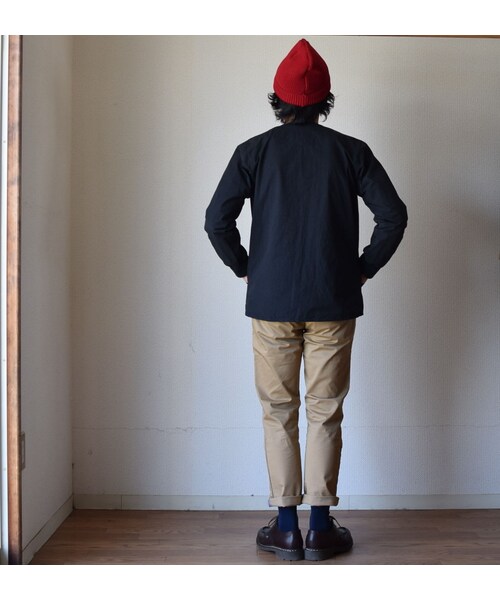 Re made in tokyo japan(アールイーメイドイントウキョウジャパン)の「【完売御礼】Re made in tokyo japan CREW CARDIGAN アールーイーメイドイントーキョージャパン クルーカーディガン ブラック(カーディガン/ボレロ・メンズ・その他)」の6枚目の写真