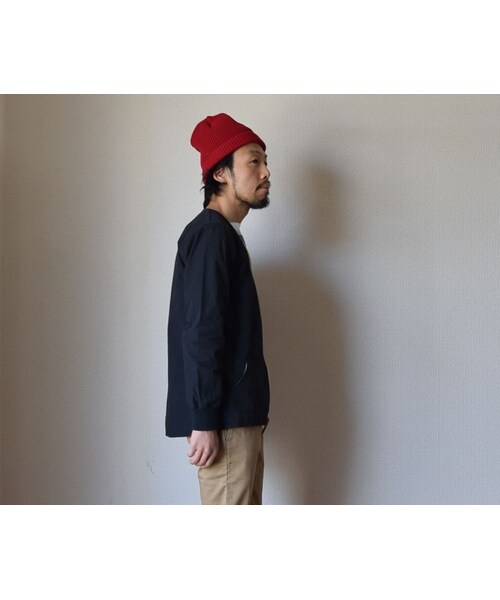 Re made in tokyo japan(アールイーメイドイントウキョウジャパン)の「【完売御礼】Re made in tokyo japan CREW CARDIGAN アールーイーメイドイントーキョージャパン クルーカーディガン ブラック(カーディガン/ボレロ・メンズ・その他)」の2枚目の写真
