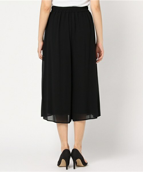 INTERPLANET（インタープラネット）の「ジョーゼットスカンツ17ＡＷ（その他パンツ・レディース・ブラック/グリーン/イエロー・FREE）」の6枚目の写真