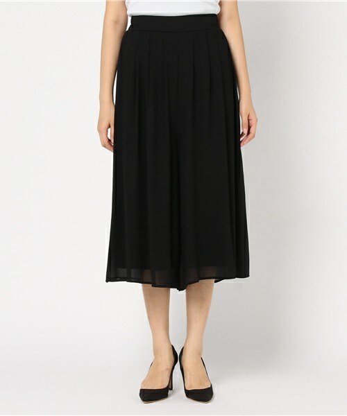 INTERPLANET（インタープラネット）の「ジョーゼットスカンツ17ＡＷ（その他パンツ・レディース・ブラック/グリーン/イエロー・FREE）」の4枚目の写真