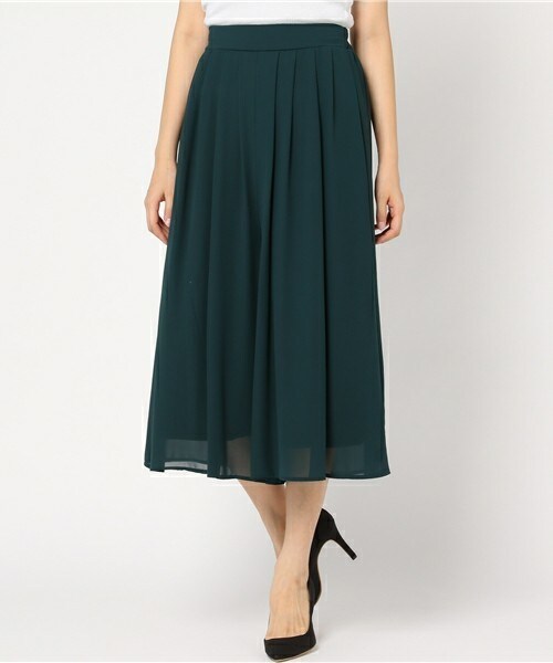 INTERPLANET（インタープラネット）の「ジョーゼットスカンツ17ＡＷ（その他パンツ・レディース・ブラック/グリーン/イエロー・FREE）」の2枚目の写真