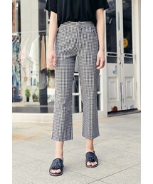 HOTPING | バックゴムギンガムチェックパンツ(その他パンツ)
