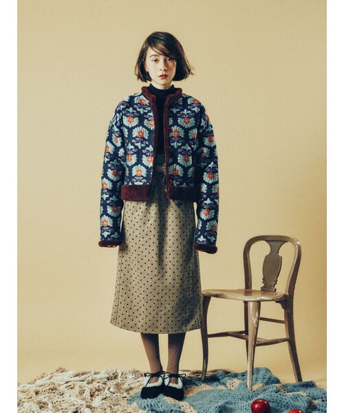 merry jenny - merry jenny グランマ2wayブルゾン merry jenny（メリージェニー）の「グランマ2wayブルゾン（）」 - WEAR