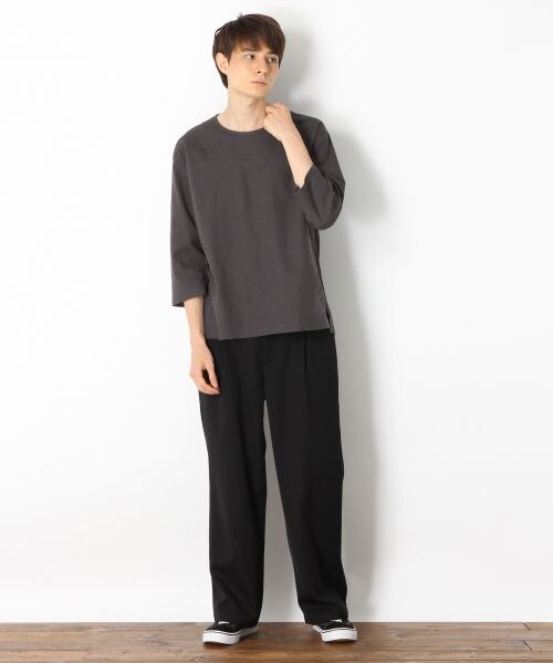 RAGEBLUE（レイジブルー）の「TRワイドパンツ（パンツ・ブラック/グレー/ワイン/ベージュ）」の12枚目の写真