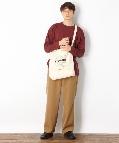 RAGEBLUE（レイジブルー）の「TRワイドパンツ（パンツ・ブラック/グレー/ワイン/ベージュ）」の18枚目の写真