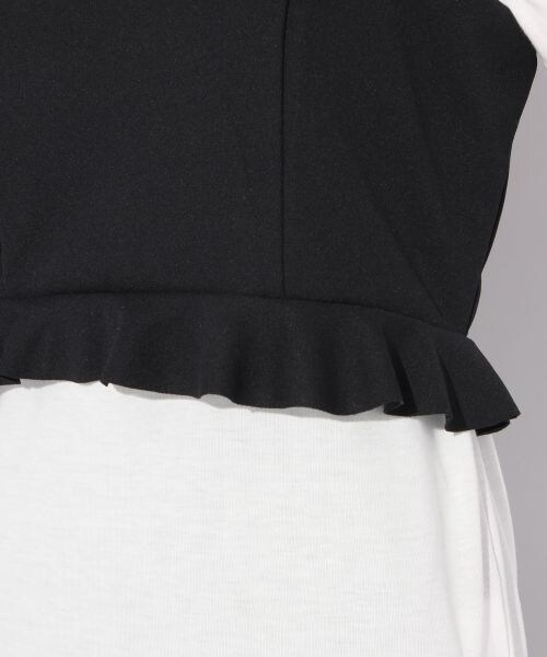 repipi armario（レピピ アルマリオ）の「フリルビスチェセットTシャツ（トップス・ホワイト/ブラック/ピンク）」の10枚目の写真