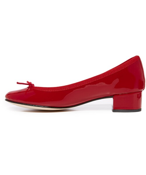Repetto(レペット)の「Repetto Camille Ballerina Heels(パンプス・レディース・Red・35/36/36.5/37/37.5/38/38.5/39/39.5/40/41)」の3枚目の写真