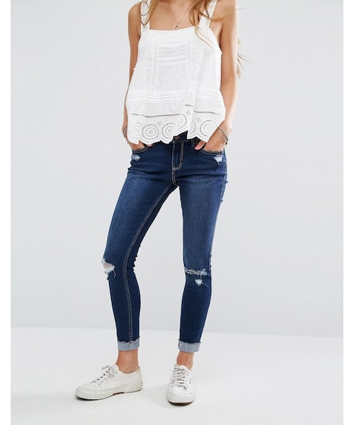 hollister crop jeans