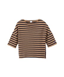 flower | champion border top-CW-L407～ﾁｬﾝﾋﾟｵﾝﾎﾞｰﾀﾞｰﾄｯﾌﾟ(Tシャツ/カットソー)