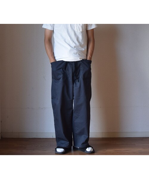 Ordinary fits（オーディナリーフィッツ）の「【完売御礼】Ordinaryfits "DERRICK" INK オーディナリーフィッツ イージーワイドパンツ"デリック" インクブラック【unisex】（その他パンツ・メンズ・その他）」の5枚目の写真