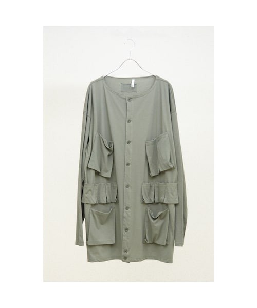 HUMIS（ヒューミス）の「HUMIS : TRANSFORMED FATIQUE OVER CARDIGAN 