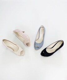 SOVOMALL | シンプルオープントゥパンプス(パンプス)