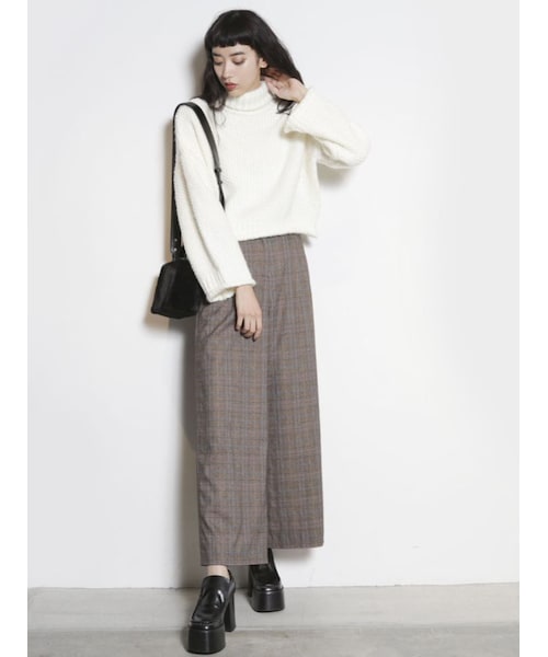 EMODA（エモダ）の「ヘビーボリュームローファー（シューズ・レディース・ブラック/ライトミックス）」の6枚目の写真