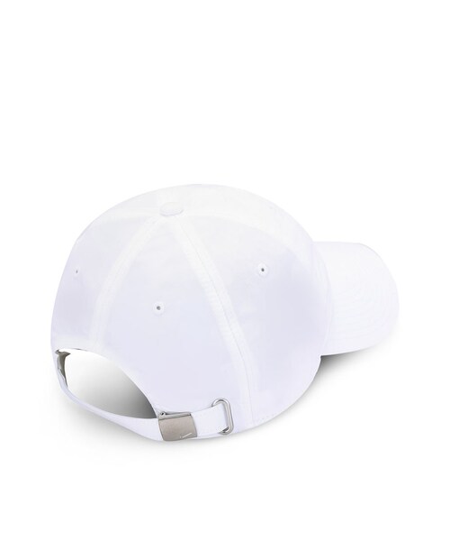 NIKE(ナイキ)の「Unisex Nike Sportswear Cap(帽子・レディース・White/Metallic Silver・One Size)」の2枚目の写真