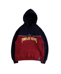ROMANTIC CROWN | Forever Young Piping Hoodie_Burgundy(その他)