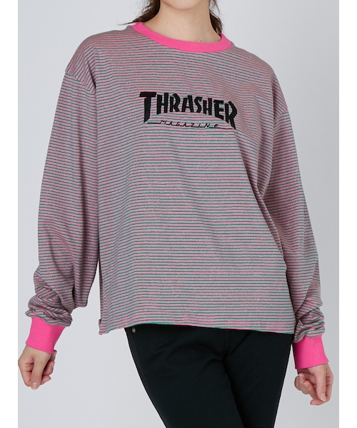 jouetie（ジュエティ）の「THRASHERボーダーロンT（）」 - WEAR