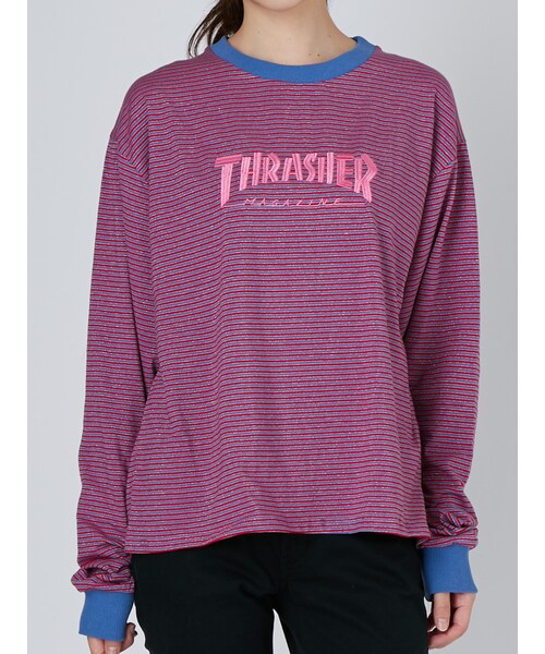 jouetie（ジュエティ）の「THRASHERボーダーロンT（）」 - WEAR