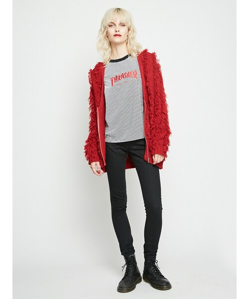jouetie（ジュエティ）の「THRASHERボーダーロンT（）」 - WEAR