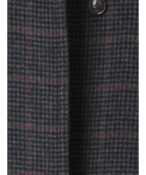 Ungrid（アングリッド）の「チェックルーズコート（ジャケット/アウター・レディース・オフホワイト/チャコールグレー・S/M）」の18枚目の写真