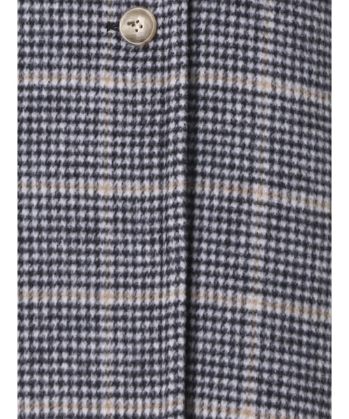 Ungrid（アングリッド）の「チェックルーズコート（ジャケット/アウター・レディース・オフホワイト/チャコールグレー・S/M）」の17枚目の写真