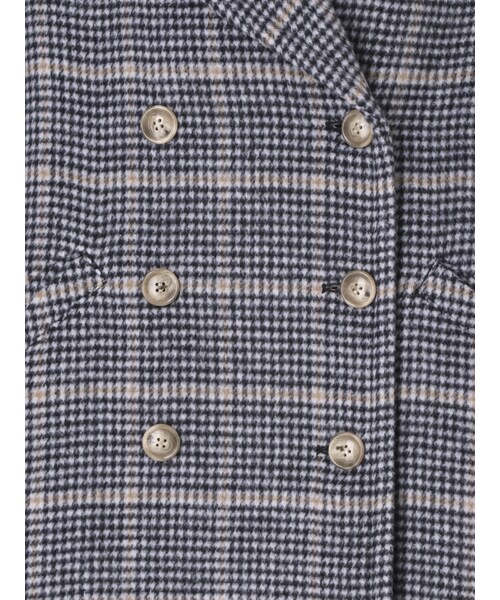 Ungrid（アングリッド）の「チェックルーズコート（ジャケット/アウター・レディース・オフホワイト/チャコールグレー・S/M）」の13枚目の写真