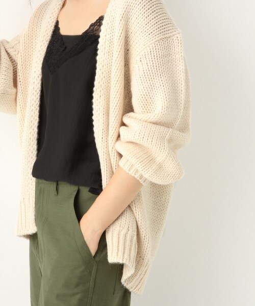 A part by（アパートバイ）の「3GAWザックリカーディガン（）」 - WEAR
