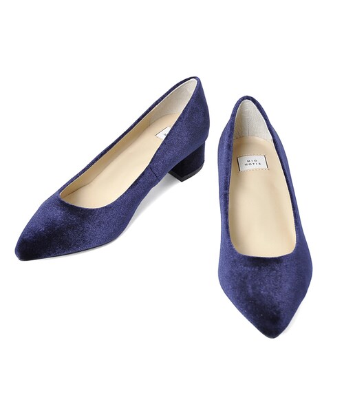 flower（フラワー）の「autumn color pumps ～ｵｰﾀﾑｶﾗｰﾊﾟﾝﾌﾟｽ（パンプス・レディース・pink/navy・23ｃｍ・23.5ｃｍ・24ｃｍ）」の2枚目の写真