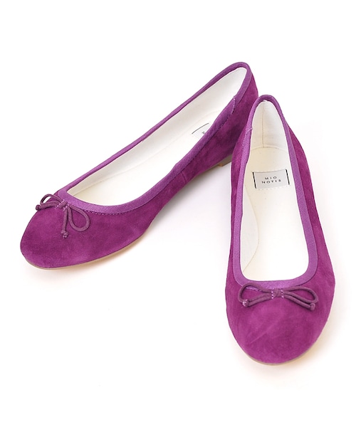 flower(フラワー)の「pop color ballet shoes ~ポップカラーバレーシューズ(バレエシューズ・レディース・purple/black・23cm・23.5cm・24cm)」の1枚目の写真