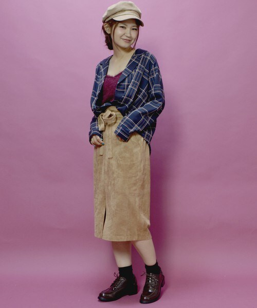 archives（アルシーヴ）の「チェック開衿シャツ（シャツ/ブラウス・レディース・ブラック/ネイビー/ワイン・MEDIUM）」の11枚目の写真