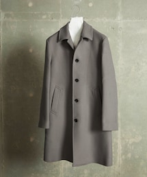 LIDNM | Super100'sメルトンステンカラー(ステンカラーコート)