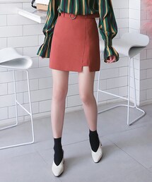 DHOLIC | リングベルトSETスリットミニスカート(スカート)