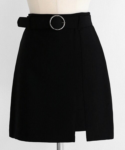 DHOLIC（ディーホリック）の「リングベルトSETスリットミニスカート（スカート・レディース・S/M）」の2枚目の写真