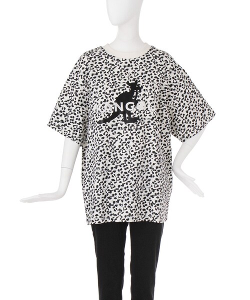 EMODA(エモダ)の「【EMODA×KANGOL】BIG MARK Tシャツ(トップス・レディース・ブラック/パープル/ライトミックス・F)」の7枚目の写真