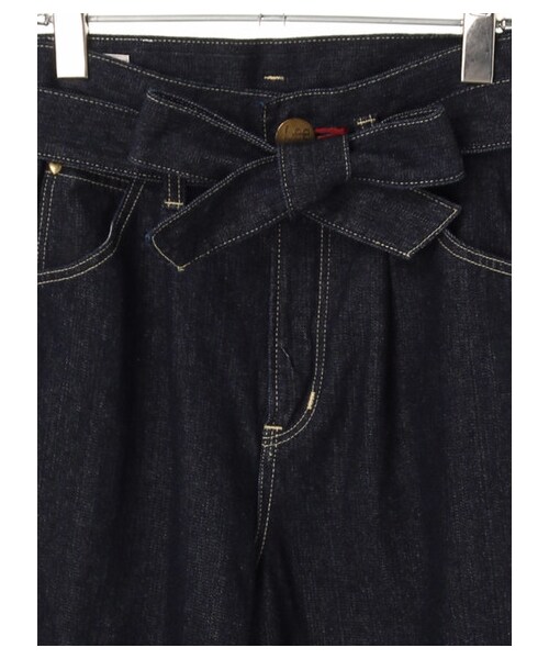 earth music&ecology（アースミュージックアンドエコロジー）の「＜先行予約＞LEE×earth WIDE DENIM（パンツ・インディゴ/ライトインディゴ・S/M/L）」の3枚目の写真