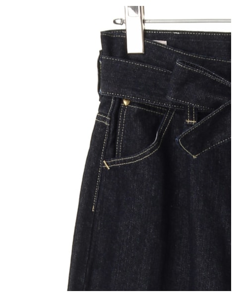 earth music&ecology（アースミュージックアンドエコロジー）の「＜先行予約＞LEE×earth WIDE DENIM（パンツ・インディゴ/ライトインディゴ・S/M/L）」の4枚目の写真