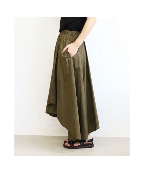 RED CHOP WORKS（レッドチョップワークス）の「(レッドチョップワークス）ギザギザスカートパンツ（パンツ・レディース・ブラック/カーキ・38）」の15枚目の写真