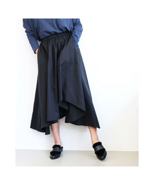 RED CHOP WORKS（レッドチョップワークス）の「(レッドチョップワークス）ギザギザスカートパンツ（パンツ・レディース・ブラック/カーキ・38）」の7枚目の写真