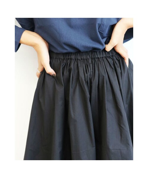 RED CHOP WORKS（レッドチョップワークス）の「(レッドチョップワークス）ギザギザスカートパンツ（パンツ・レディース・ブラック/カーキ・38）」の12枚目の写真