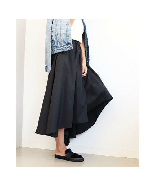 RED CHOP WORKS（レッドチョップワークス）の「(レッドチョップワークス）ギザギザスカートパンツ（パンツ・レディース・ブラック/カーキ・38）」の5枚目の写真