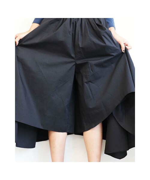 RED CHOP WORKS（レッドチョップワークス）の「(レッドチョップワークス）ギザギザスカートパンツ（パンツ・レディース・ブラック/カーキ・38）」の10枚目の写真