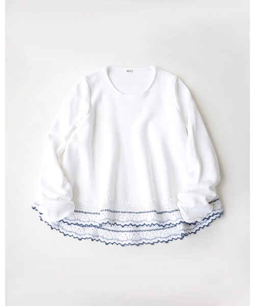 45R コットン ニットレースTshirt 45rpm 45R's Signature Be-Loved T-shirts | Premium Cotton T-shirt with