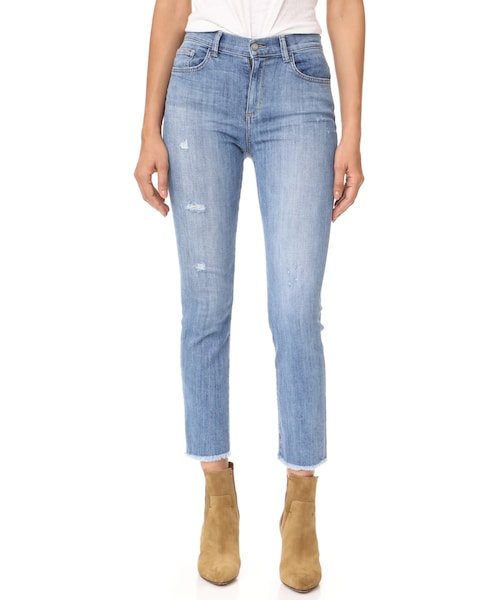 Siwy★Jackie High Waist Straight Jeansカットオフ デニム Siwy（スィーウィー）の「Siwy Jackie High Rise Slim Straight