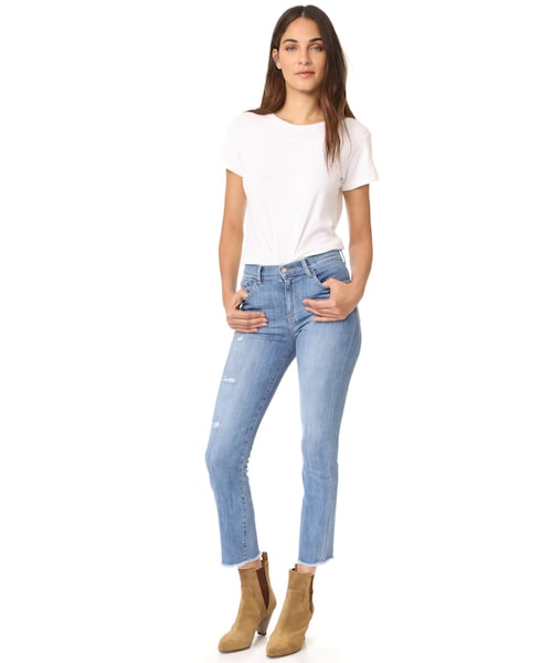 Siwy★Jackie High Waist Straight Jeansカットオフ デニム Siwy（スィーウィー）の「Siwy Jackie High Rise Slim Straight