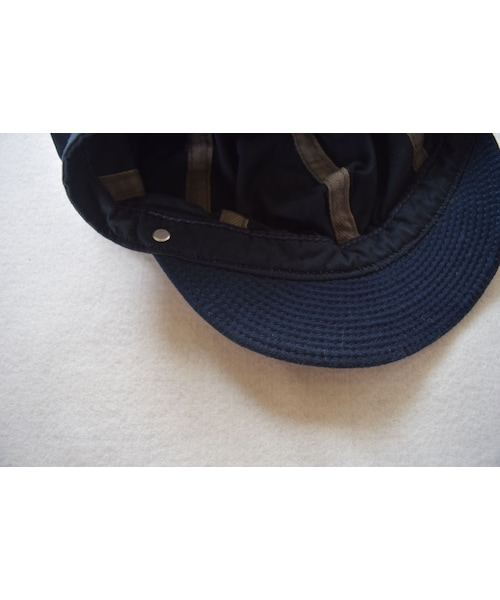 DECHO（デコー）の「【完売御礼】DECHO BIKERS CAP NVY/BEIGE デコー バイカーズキャップ ネイビー/インディゴ/ベージュ【unisex】（キャップ・メンズ・その他）」の5枚目の写真