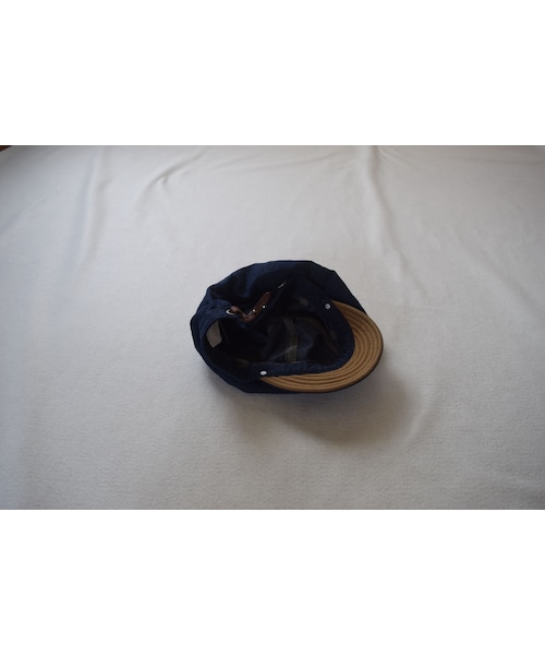 DECHO（デコー）の「【完売御礼】DECHO BIKERS CAP NVY/BEIGE デコー バイカーズキャップ ネイビー/インディゴ/ベージュ【unisex】（キャップ・メンズ・その他）」の7枚目の写真