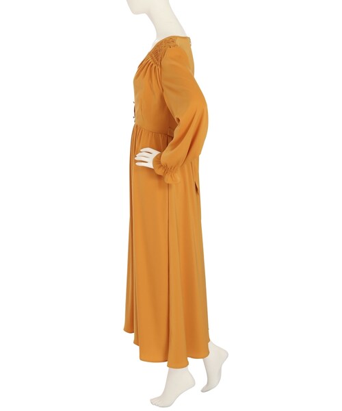 jouetie（ジュエティ）の「スモッキングワンピース（ワンピース/ドレス・レディース・ブラック/レッド/イエロー）」の8枚目の写真