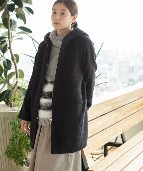 新品LEPSIM シャギー2WAYミドルコート LEPSIM｜シャギー2WAYミドルコート | Rakuten Fashion(楽天