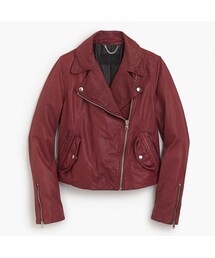 J.CREW | Collection washed leather motorcycle jacket(ライダースジャケット)